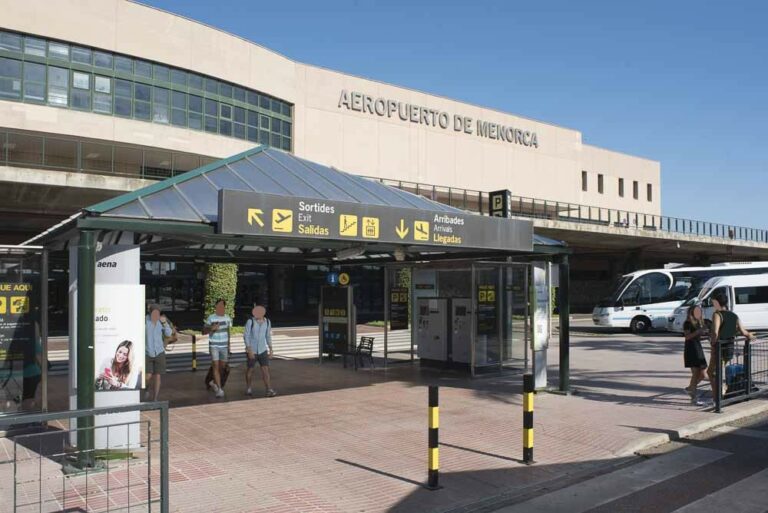 Menorca Airport Entrance