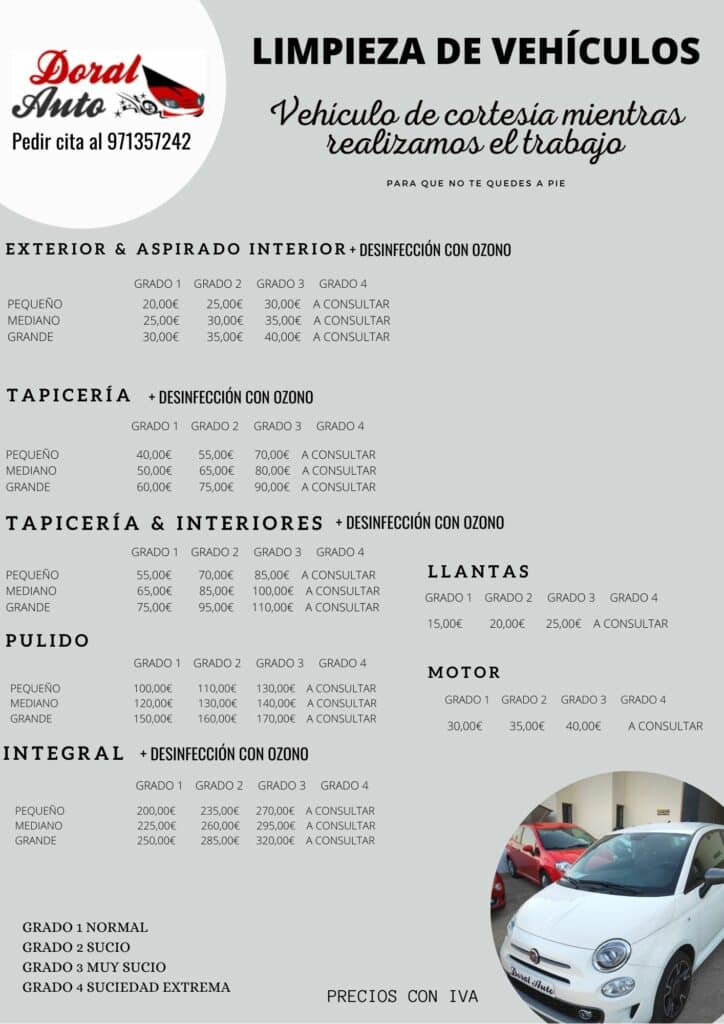 Limpieza de Vehículos