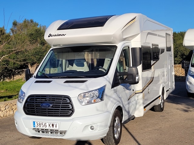 ALQUILER AUTOCARAVANA MENORCA BENIMAR TESSORO 463 Doral Auto