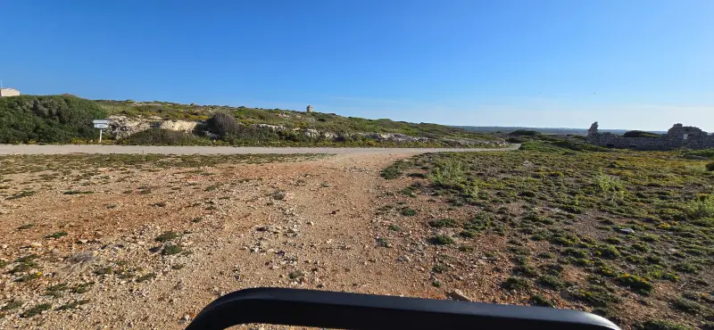 Acceso de tierra de la fortaleza de La Mola