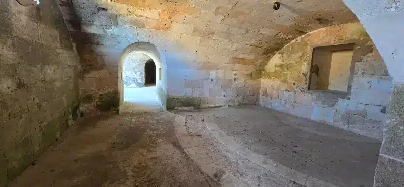 Interior de la fortaleza de La Mola