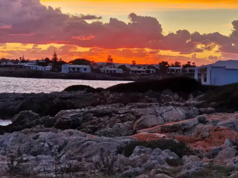 Atardecer Cala de ALCAUFAR