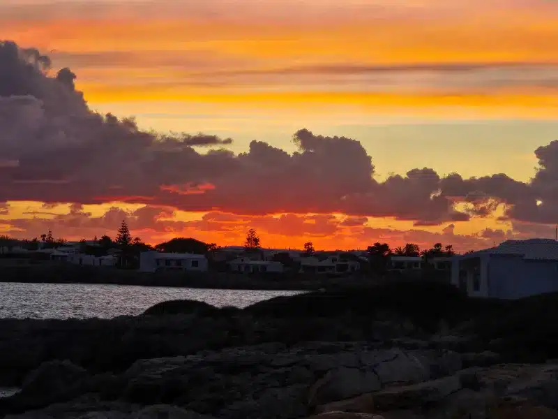 Atardecer Cala de ALCAUFAR