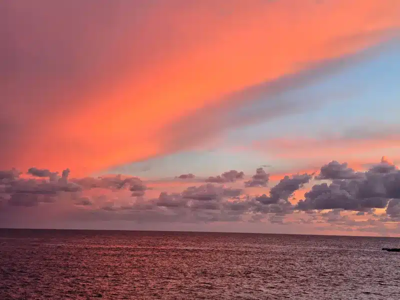 Atardecer Cala de ALCAUFAR
