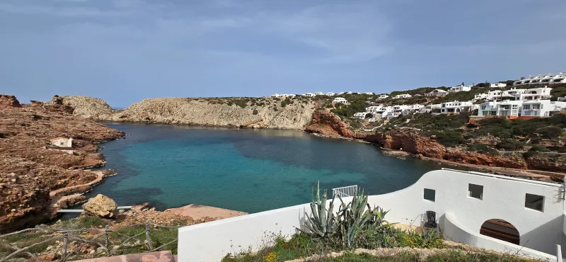 Cala Morell panorámica desde arriba