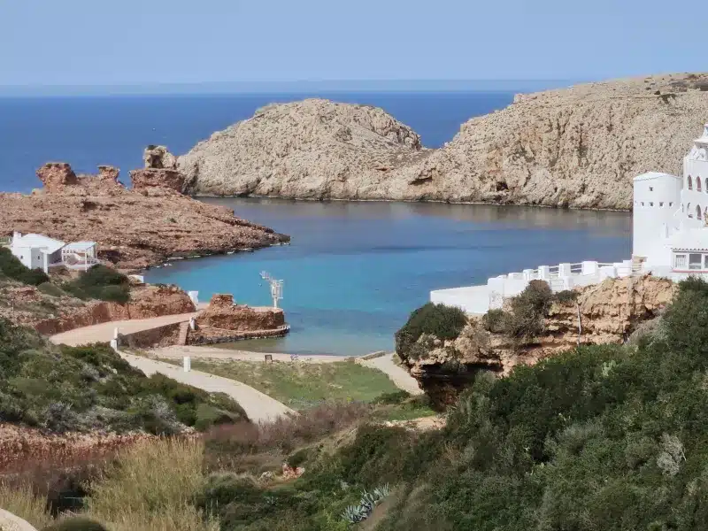 Cala Morell panorámica desde arriba