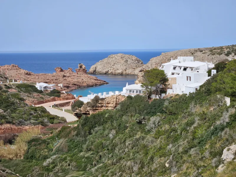 Cala Morell panorámica desde arriba