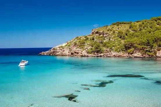 Una cala de Menorca
